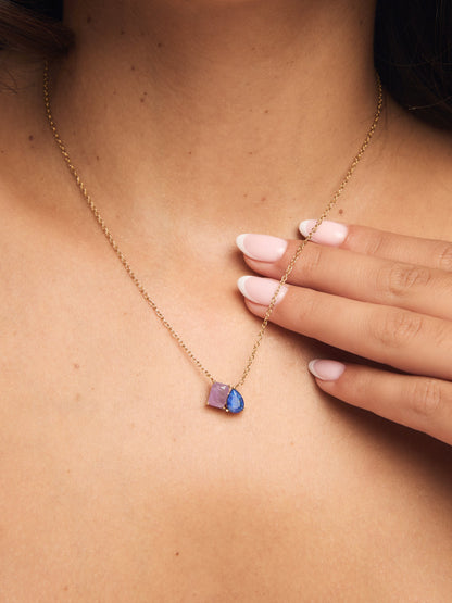 Toi Et Moi Gemstone Necklace