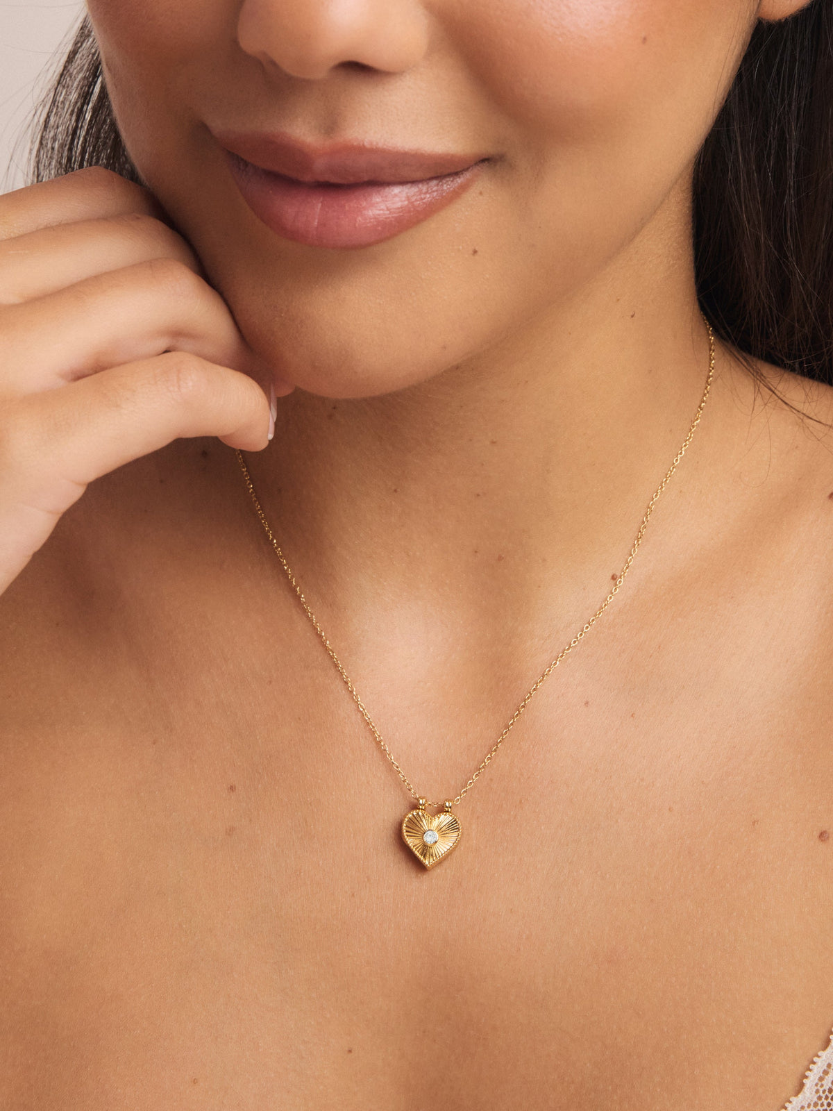Vittoria Photo Locket Necklace
