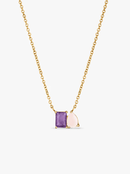 Toi Et Moi Gemstone Necklace